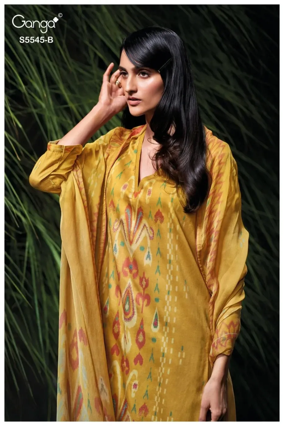 GANGA-CAROL S5545(Rs.1705 per piece:total 4 piece) 3