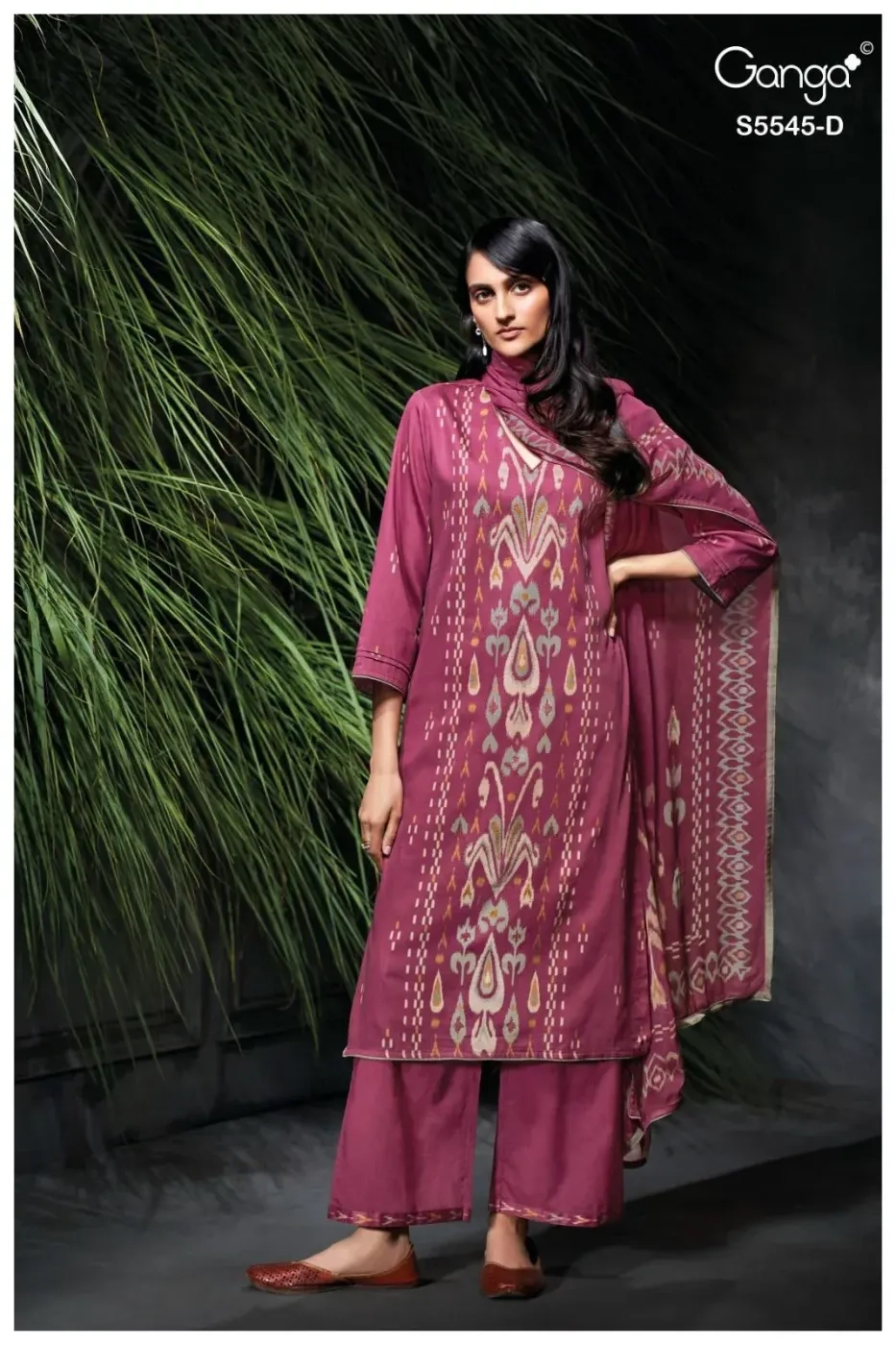 GANGA-CAROL S5545(Rs.1705 per piece:total 4 piece) 5