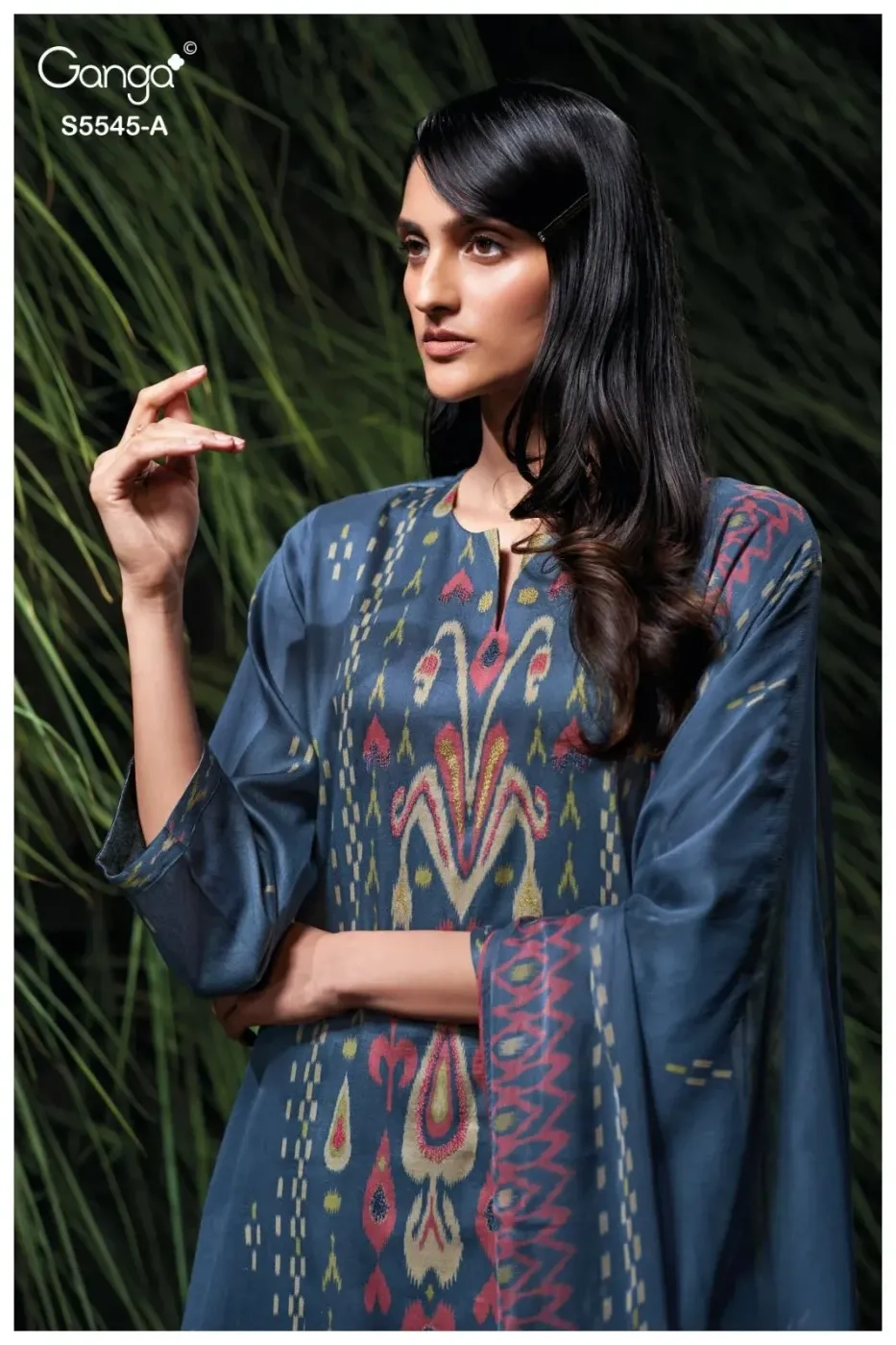 GANGA-CAROL S5545(Rs.1705 per piece:total 4 piece) 6