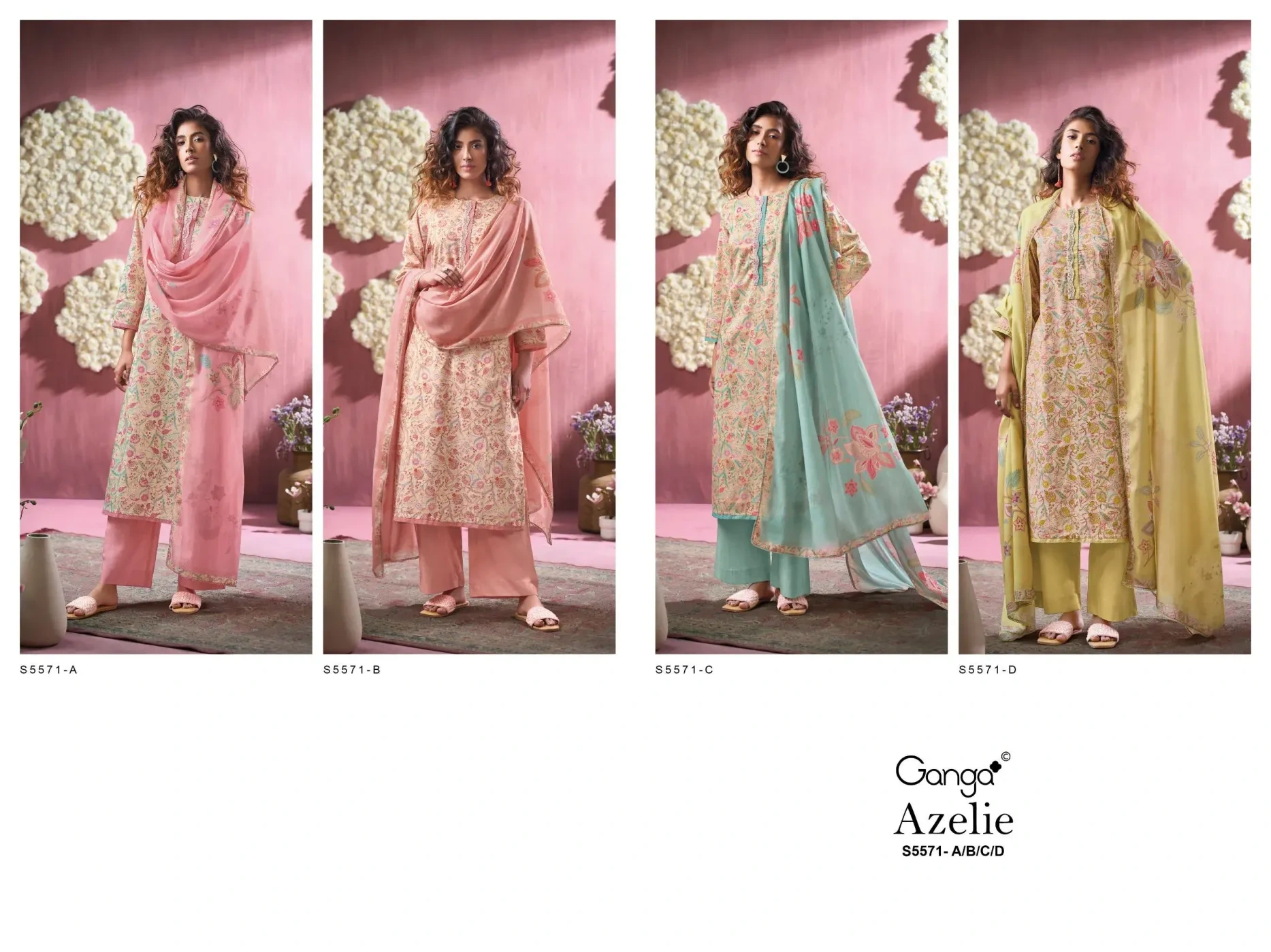 GANGA-AZELIE S5571(Rs.1590 per piece:total 4 piece) 9