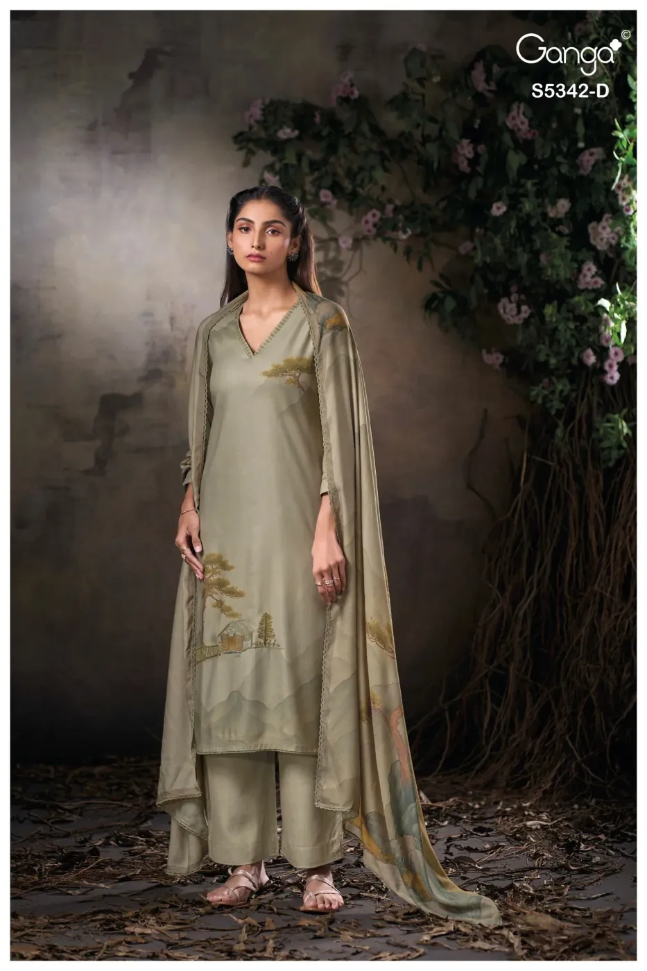 Ganga-Jorein S5342(Rs.1695 per piece:total 4 piece) 5