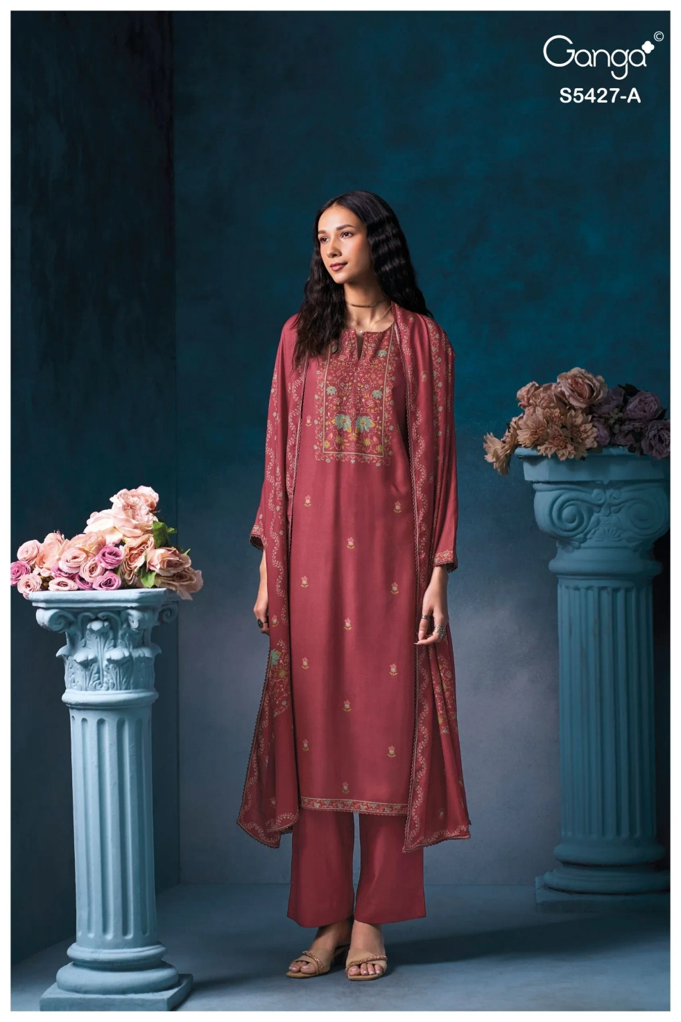 Ganga-Gre​lia S5427(Rs.1675 per piece:total 4 piece) 1