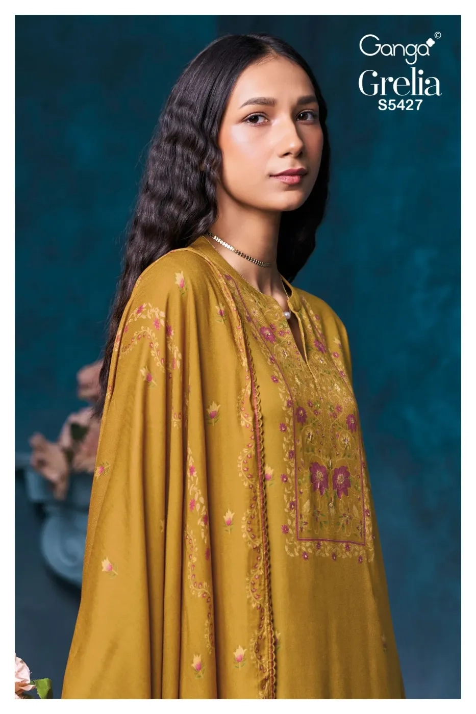 Ganga-Gre​lia S5427(Rs.1675 per piece:total 4 piece) 4