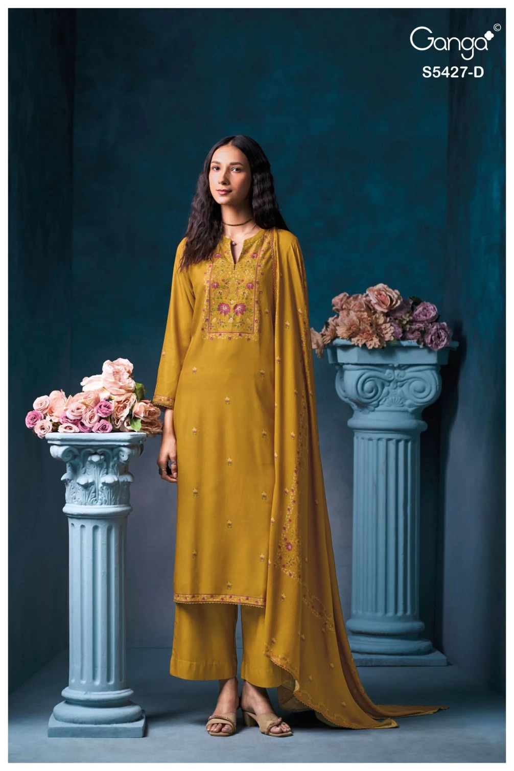 Ganga-Gre​lia S5427(Rs.1675 per piece:total 4 piece) 5