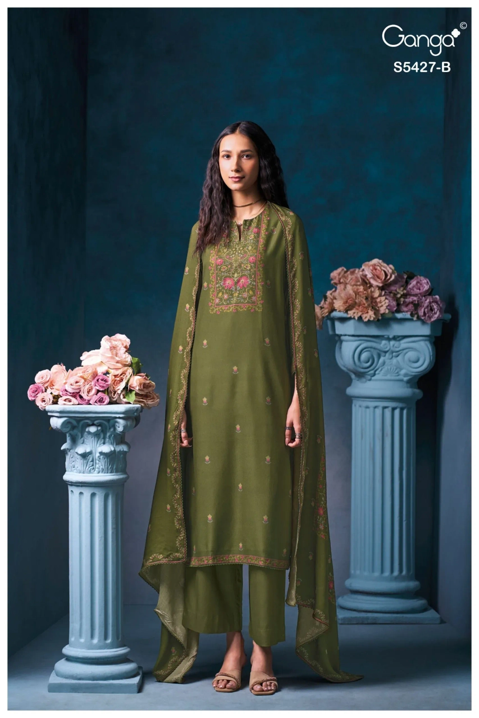 Ganga-Gre​lia S5427(Rs.1675 per piece:total 4 piece) 11