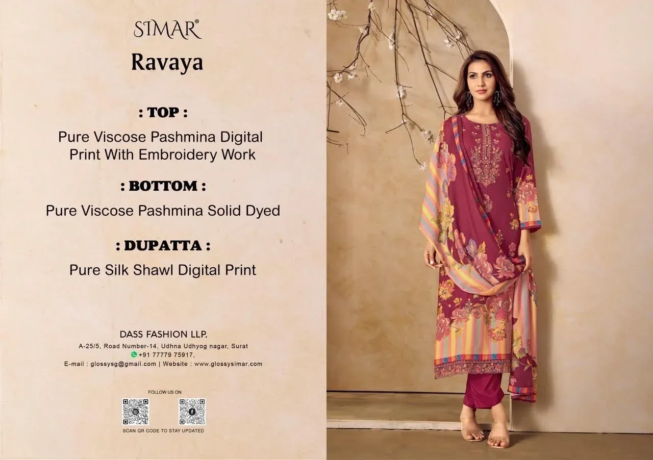 SIMAR-Ravaya pashmina(Rs.1495 per piece: total 4 piece) 11