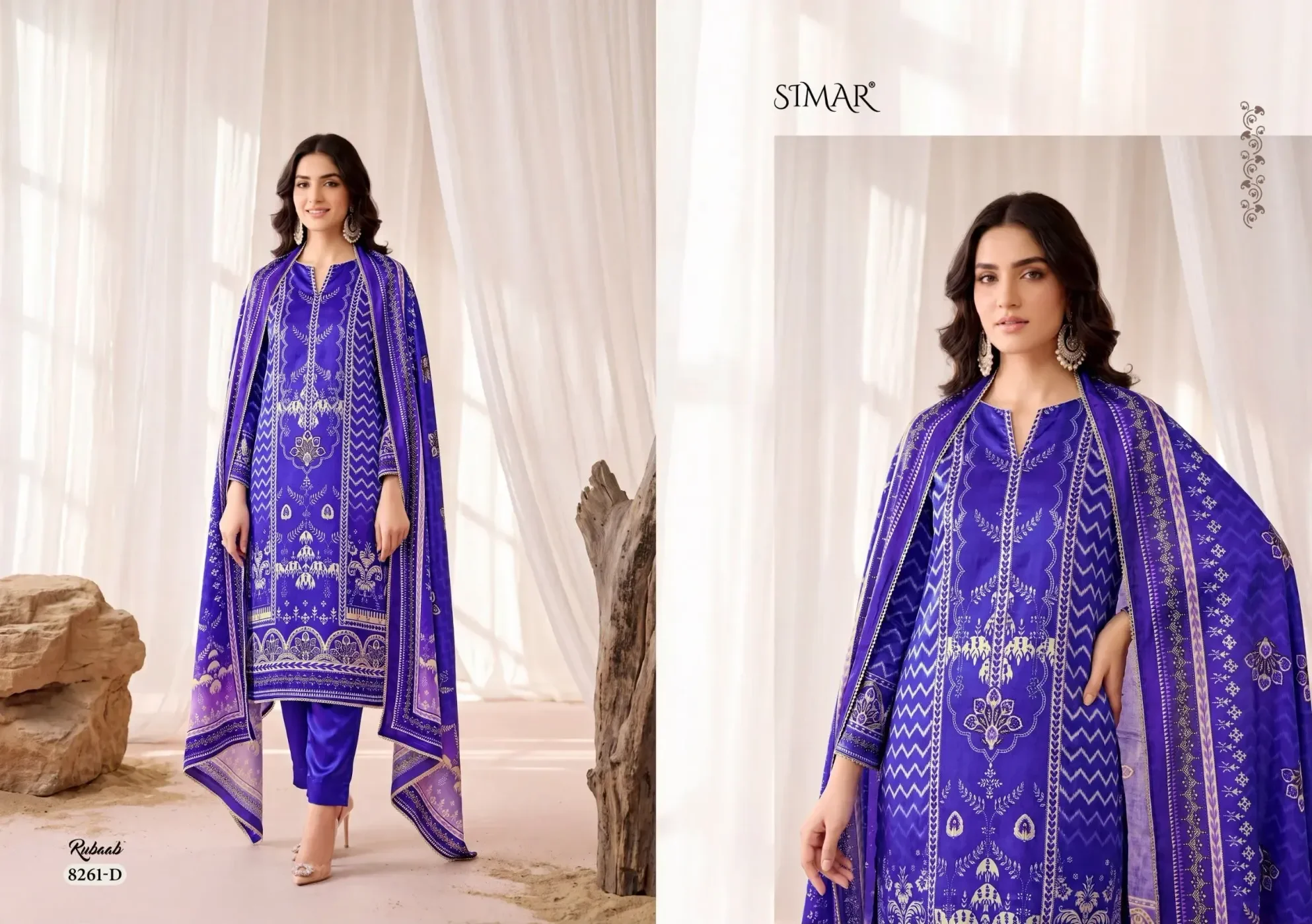 SIMAR-Rubaab Gajji silk(Rs.1795 per piece : total 4 piece) 2