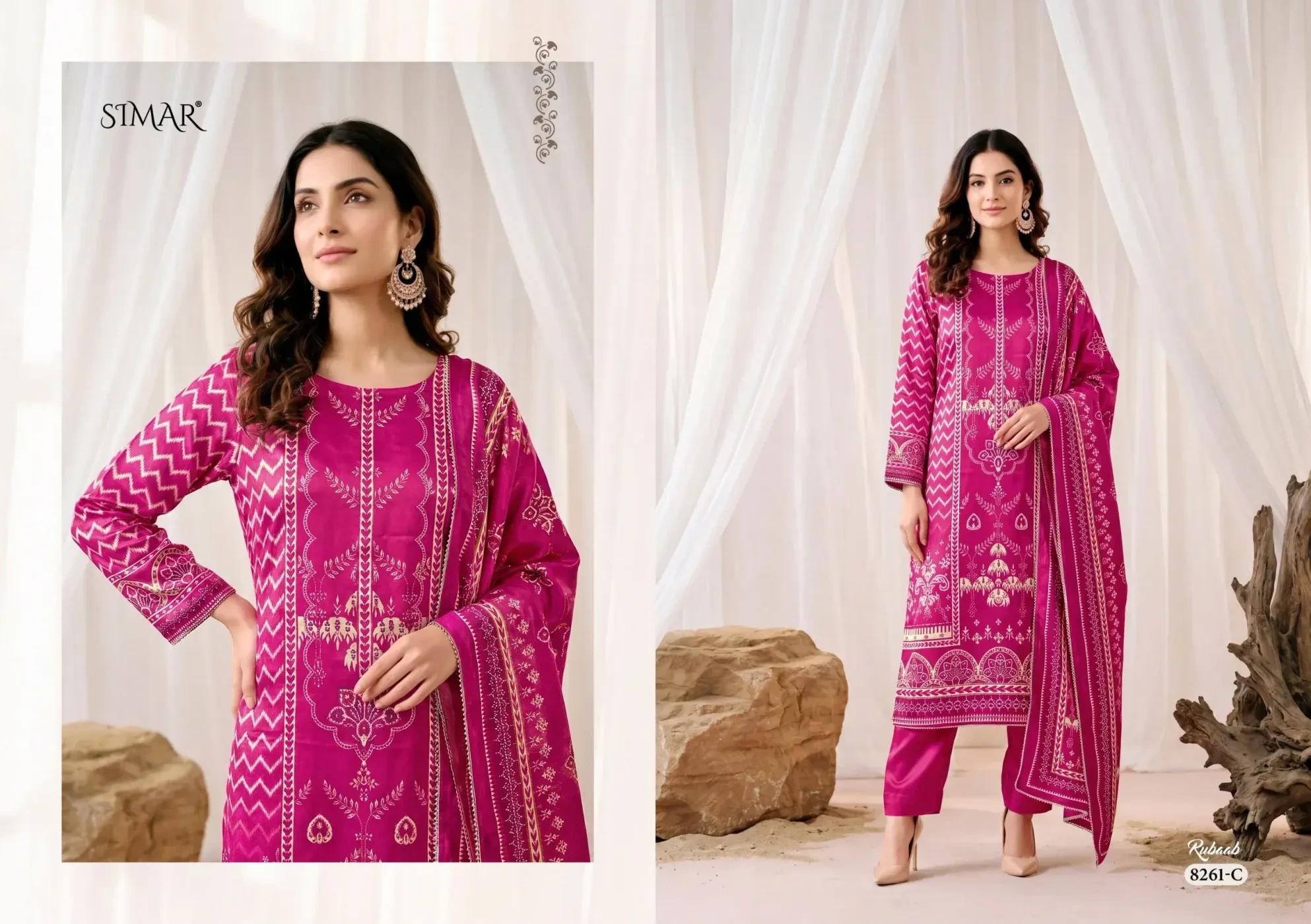 SIMAR-Rubaab Gajji silk(Rs.1795 per piece : total 4 piece) 4