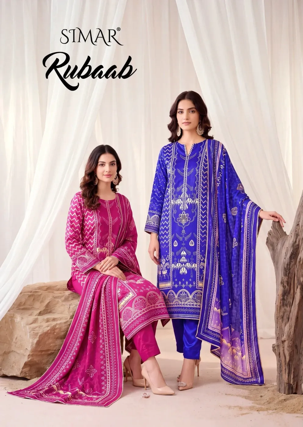 SIMAR-Rubaab Gajji silk(Rs.1795 per piece : total 4 piece) 5
