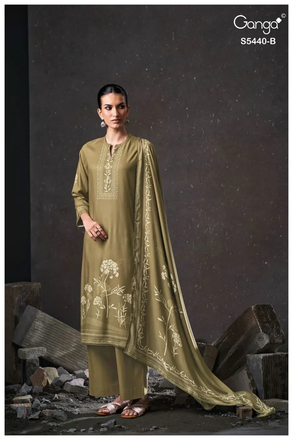 Ganga-Preisna S5440(Rs.1675 per piece: total 4 piece) 4