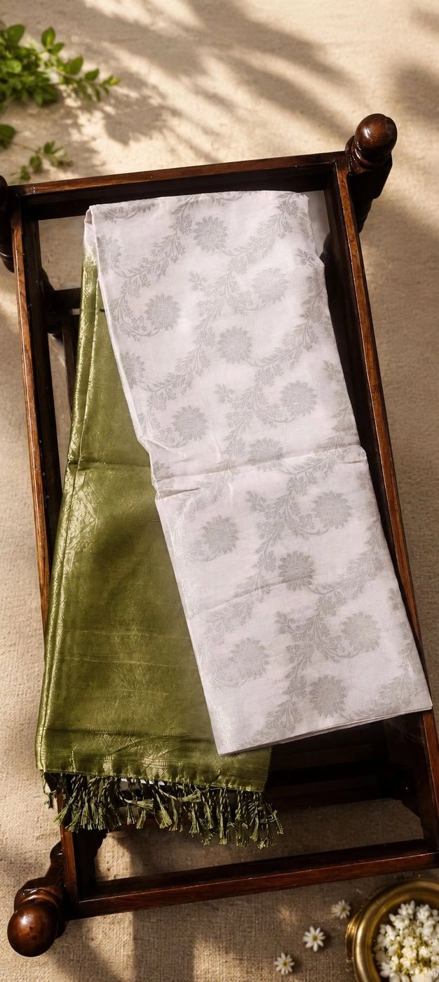 Ivory Royale Saree