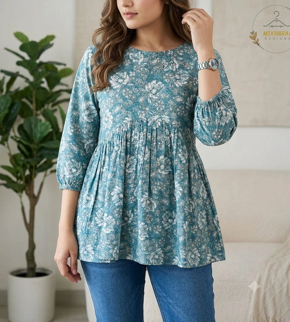 Floral Peplum Charm 2