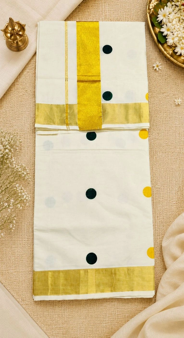 Polka Dot saree