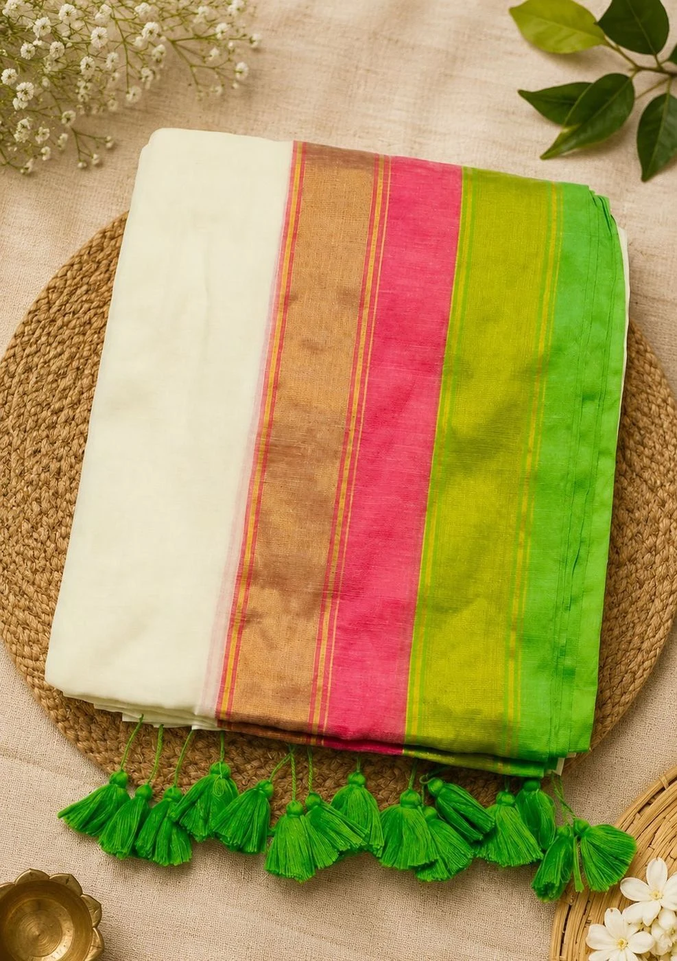 Mulcotton saree