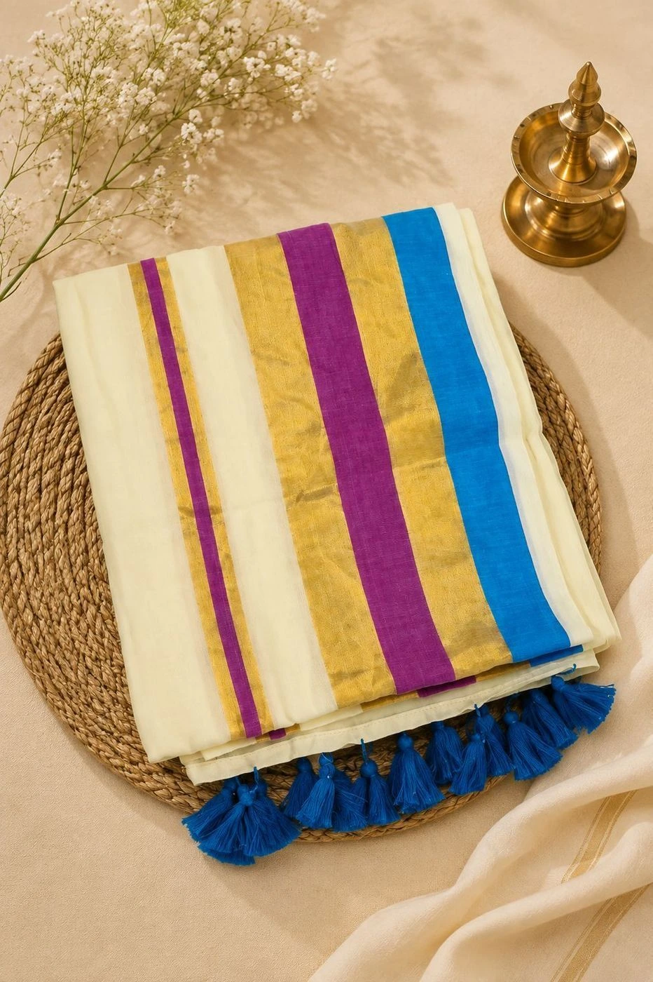 Mulcotton saree