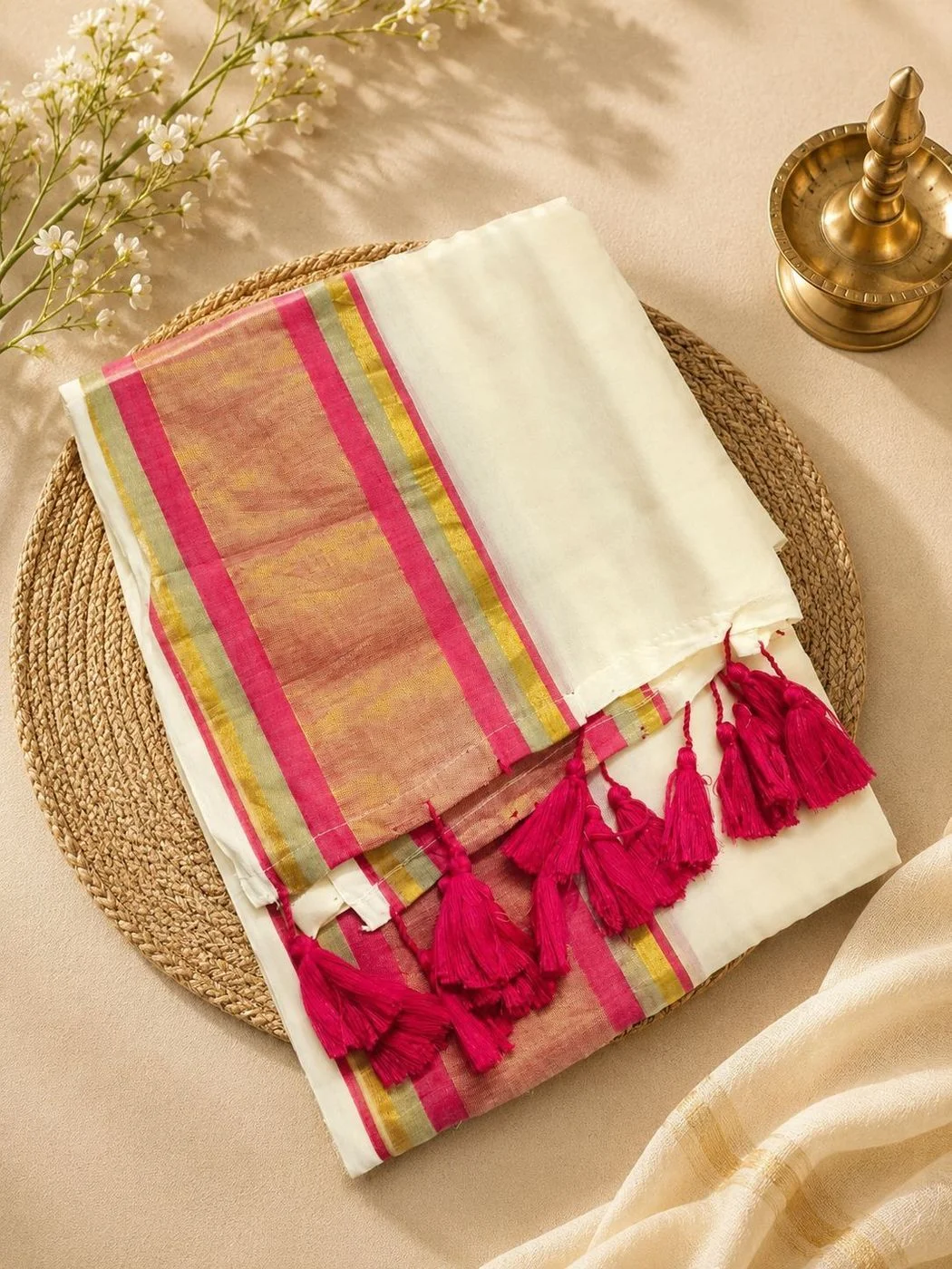 Mulcotton saree