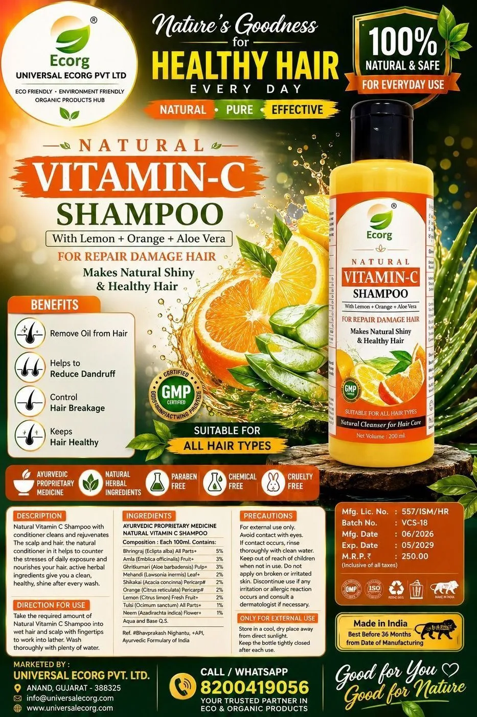 Vitamin-C Shampoo