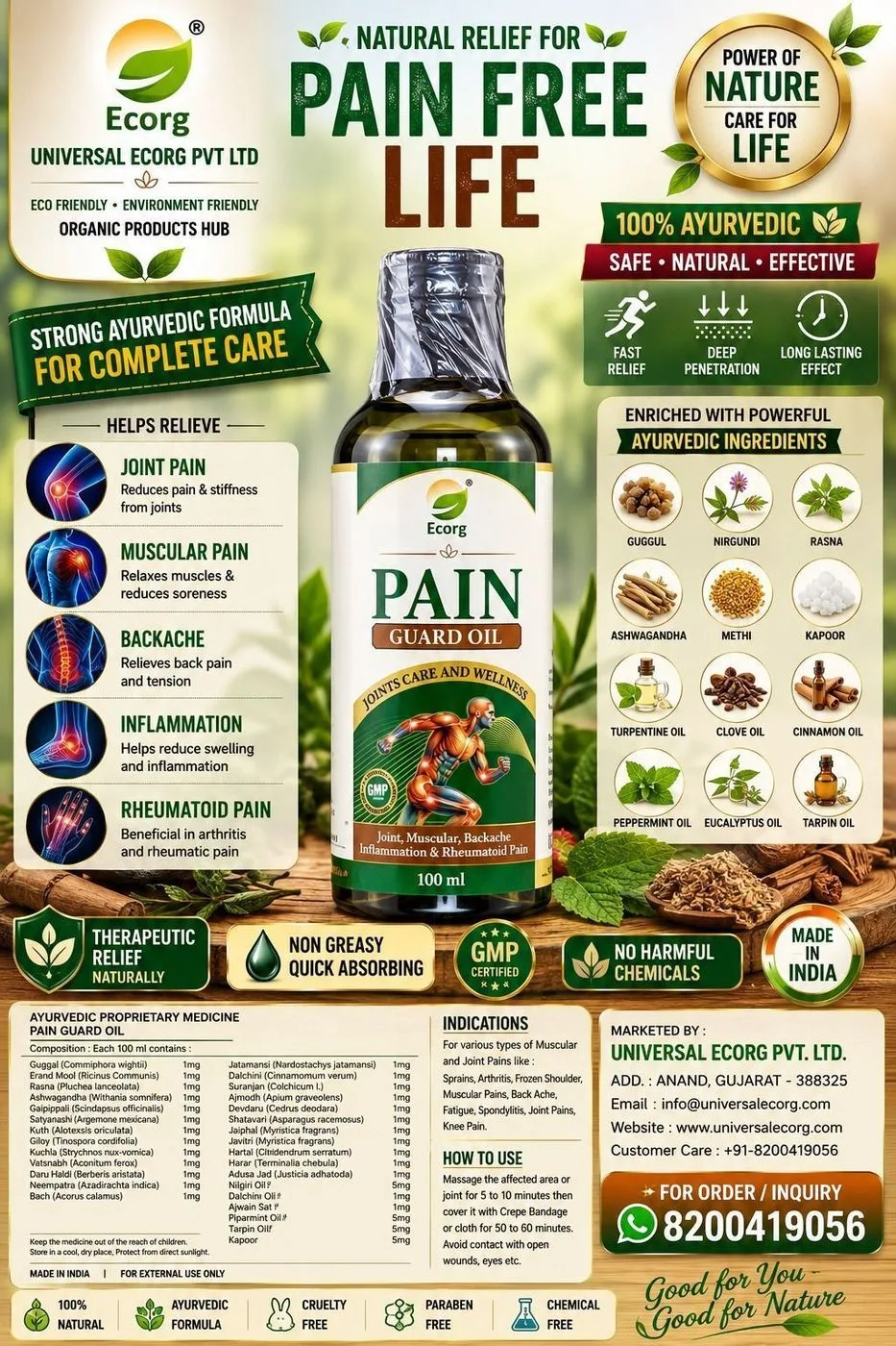 Oil Pain Free