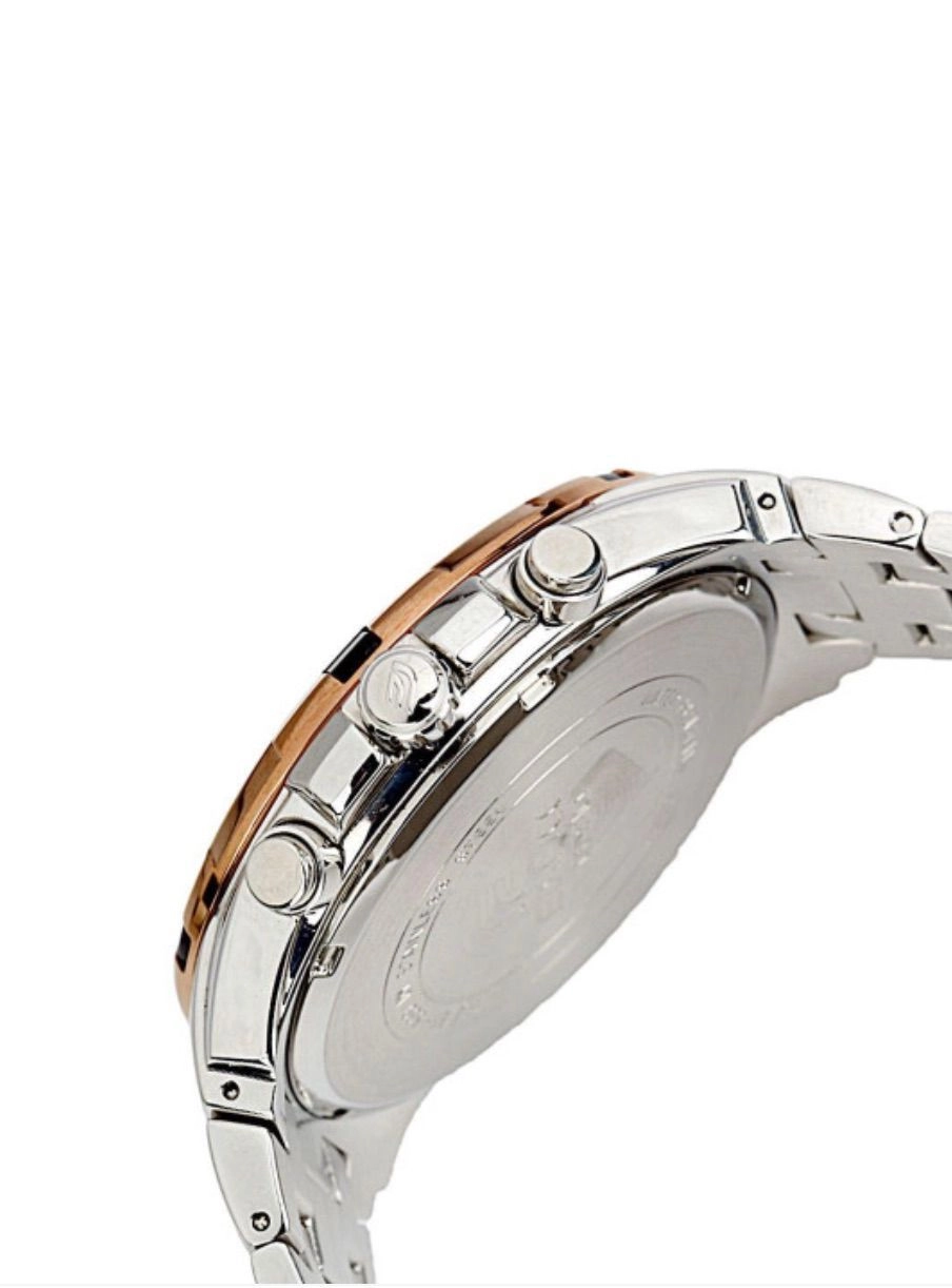 Edifice EF-539D Black Rose Gold Dial 2