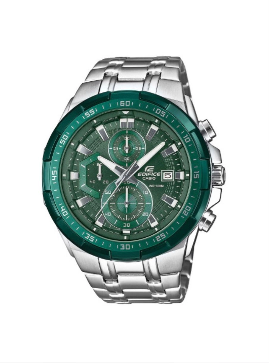 Edifice EFR-539DE Green Analogue Stainless Steel