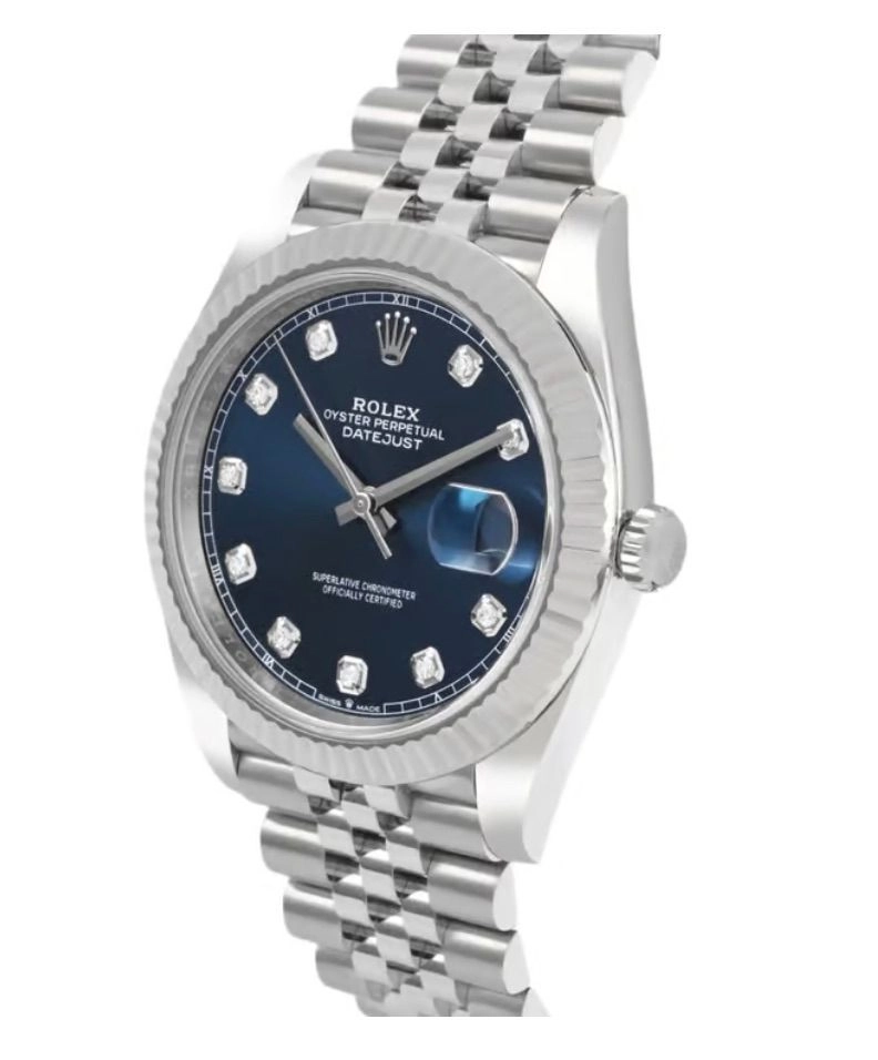 Rolex Datejust White Gold & Oystersteel Blue 3