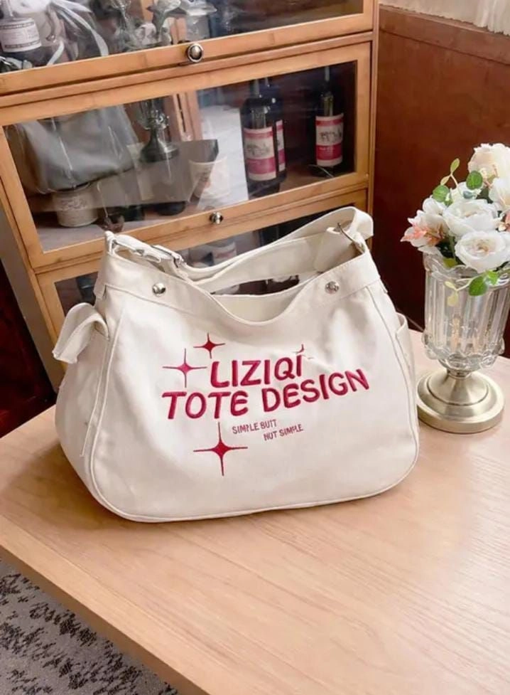LIZIQI Premium Canvas Tote Bag
