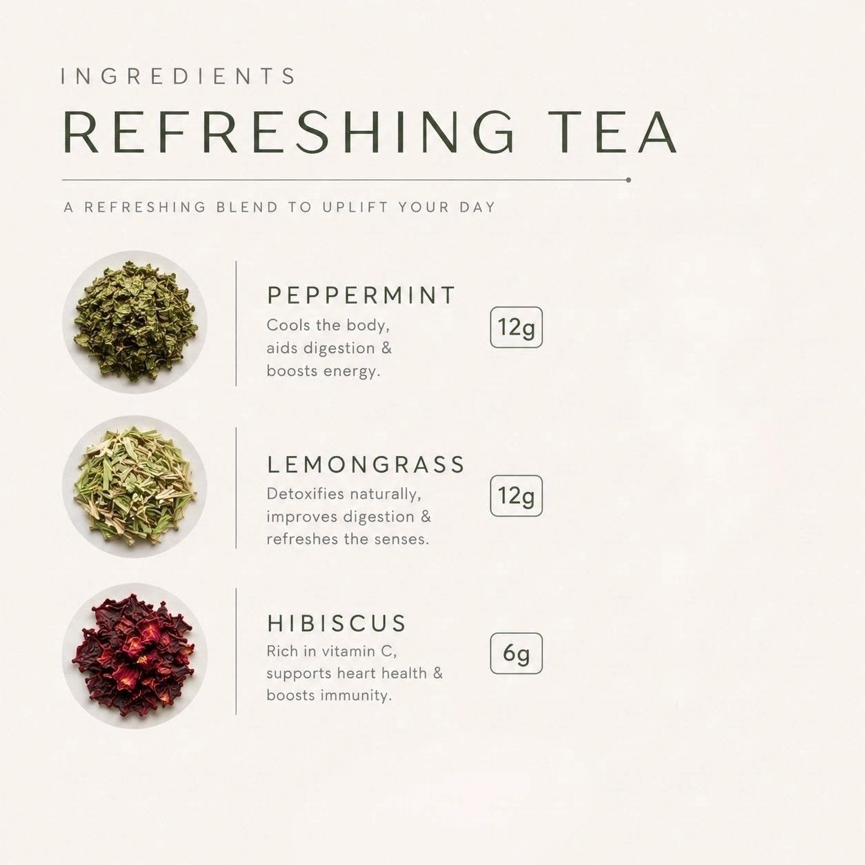 Refreshing tea