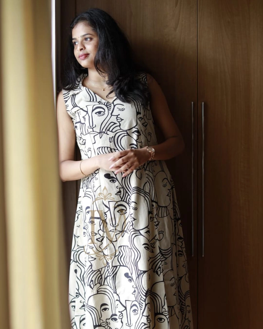 Face Print Kurthi 3