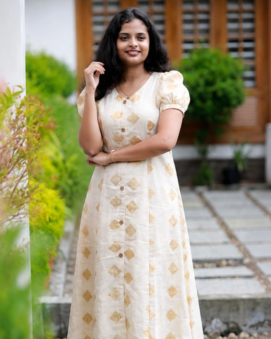 Onam Handloom A-Line Kurthi 1