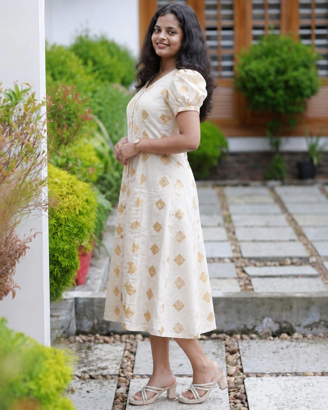 Onam Handloom A-Line Kurthi 2