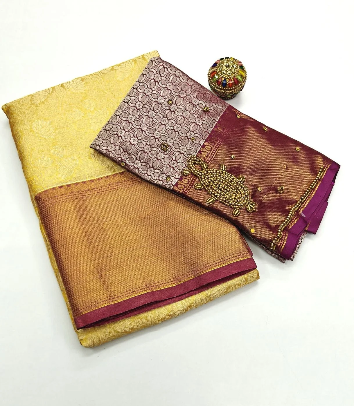 Nita Ambani Style Designer Saree 5