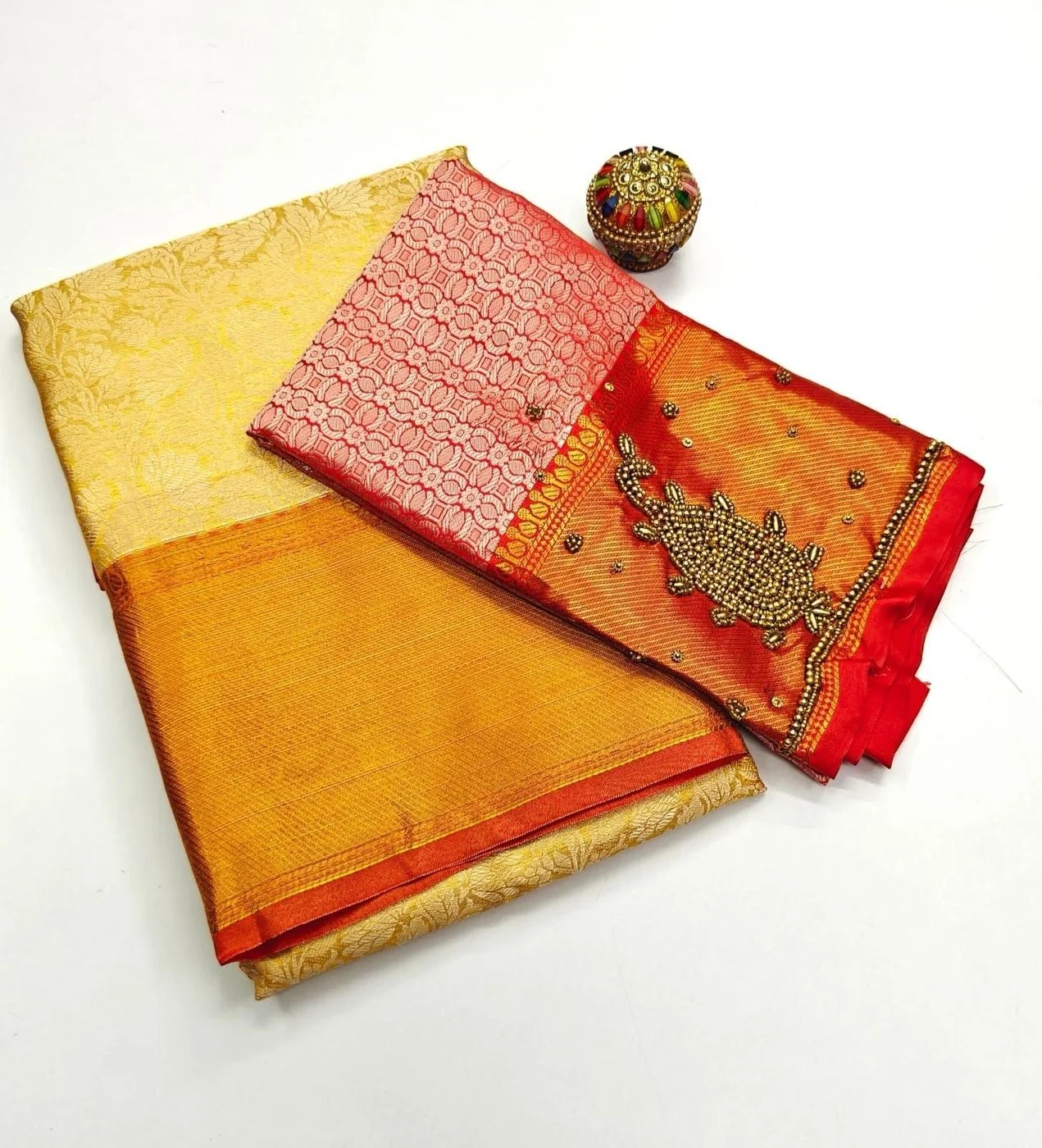 Nita Ambani Style Designer Saree 9