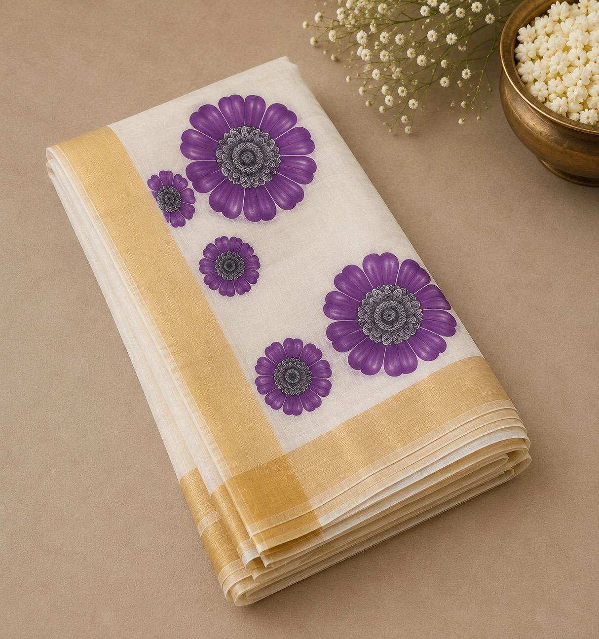 Trending Floral Set Saree 6