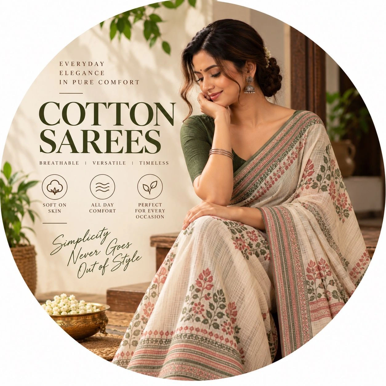 Cotton Saree