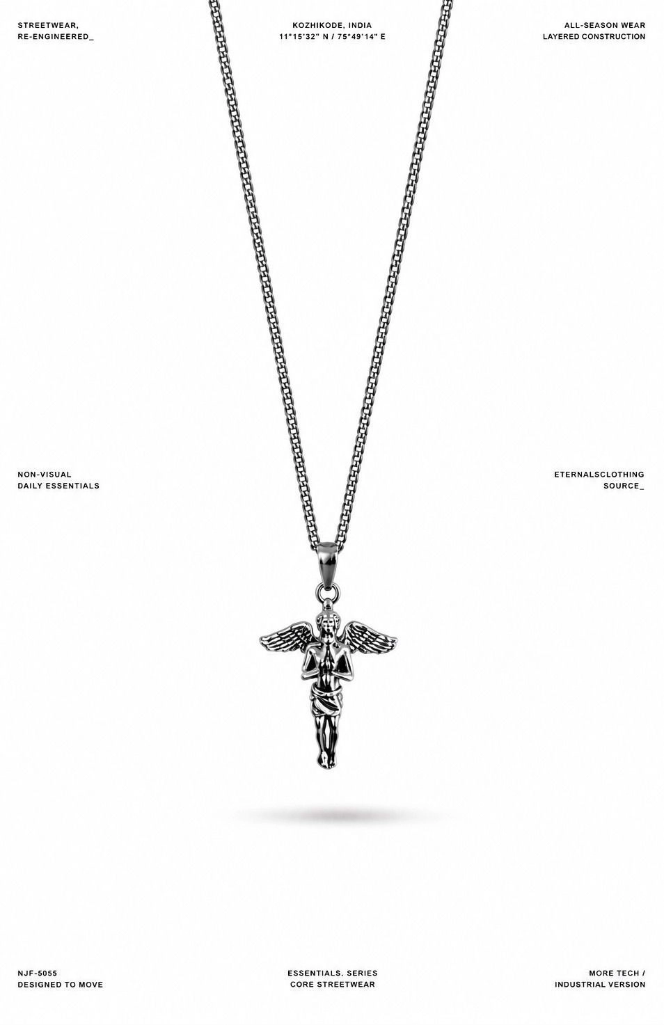 Guardian Angel Pendant Necklace