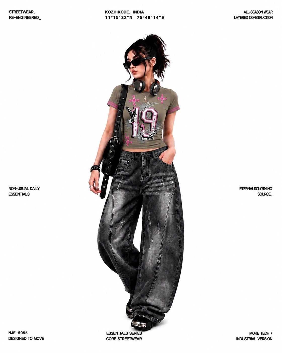 Retro Graphic Crop Top