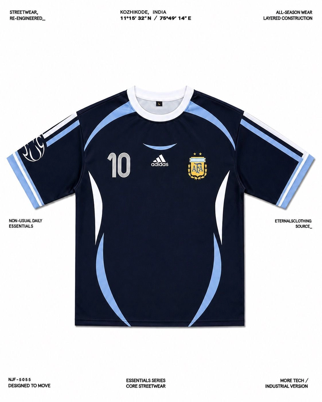 Adidas Argentina Away ( Riquelme ) 1