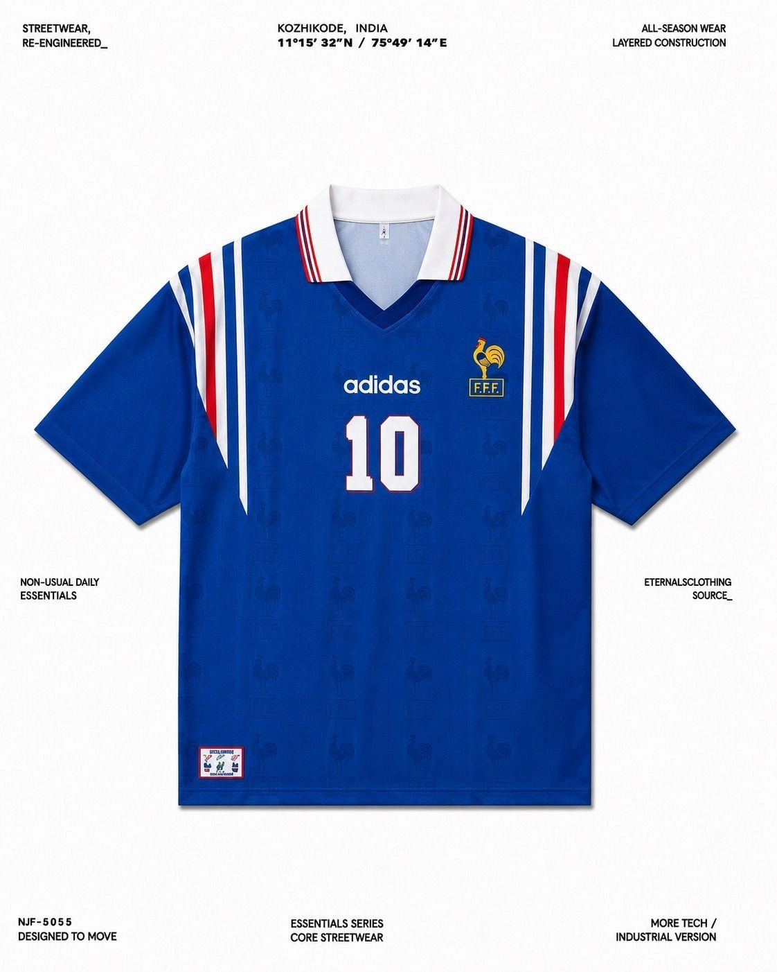 France 1996-98 Kit ( Zidane ) 1