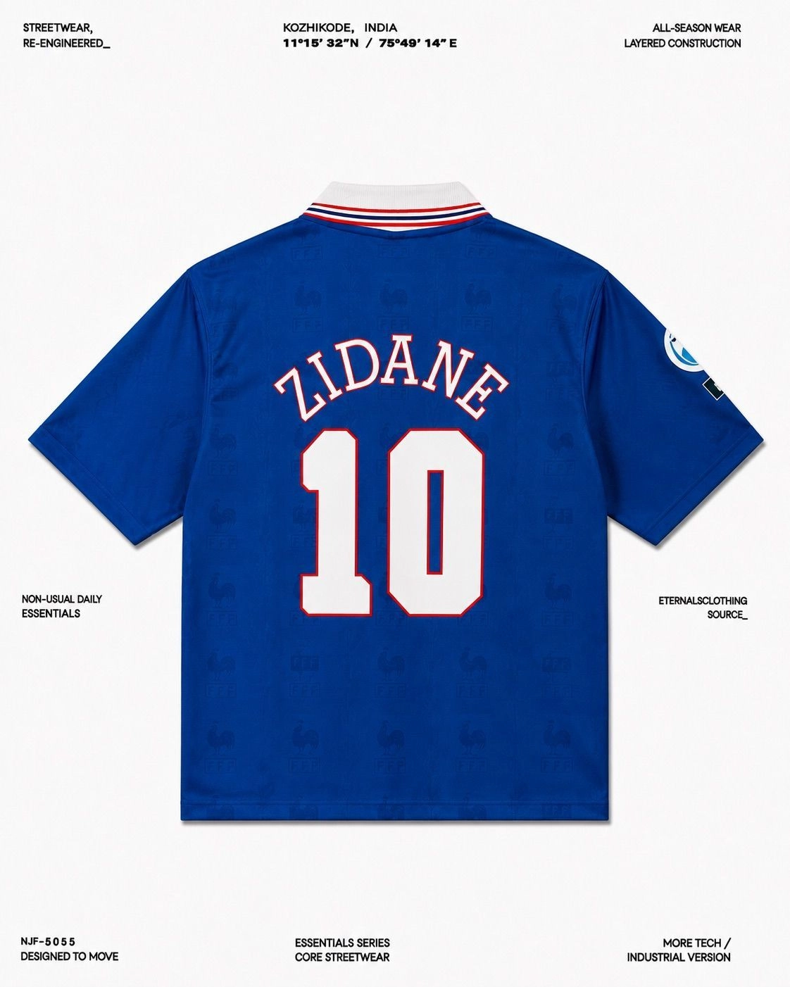 France 1996-98 Kit ( Zidane ) 2