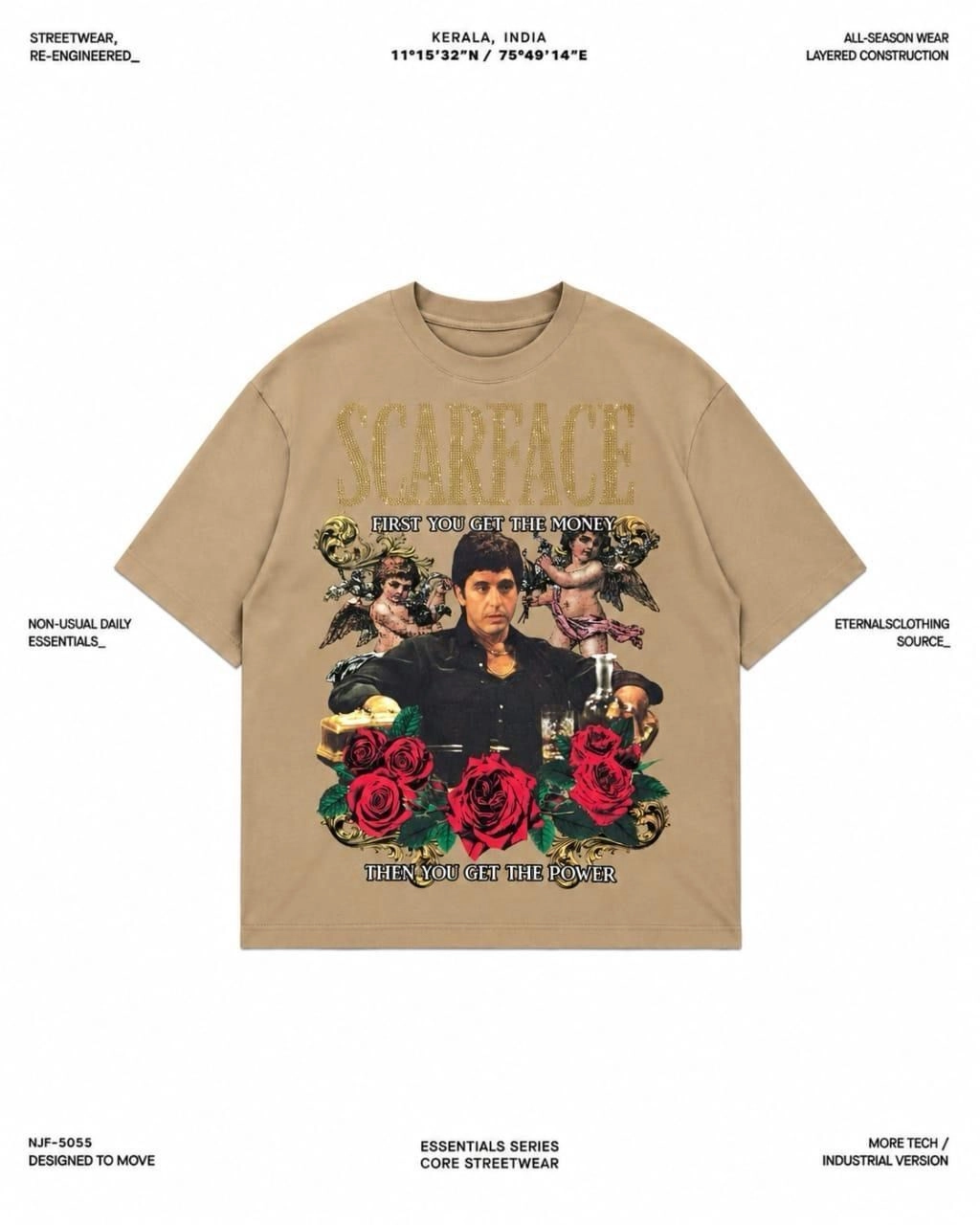 Scarface Gold Heritage Tee