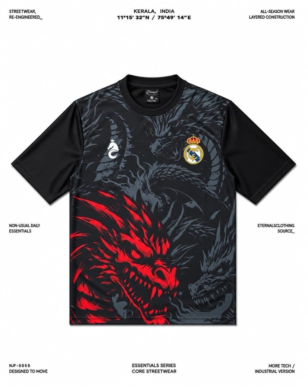 Real Madrid Crimson Jersey