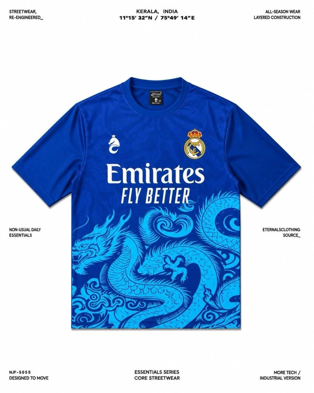 Real Madrid Aqua Jersey