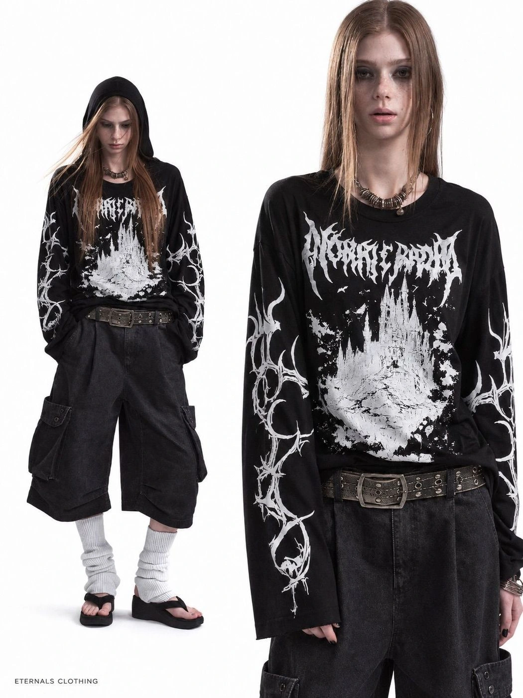 Dark Castle Waffle Long Sleeve