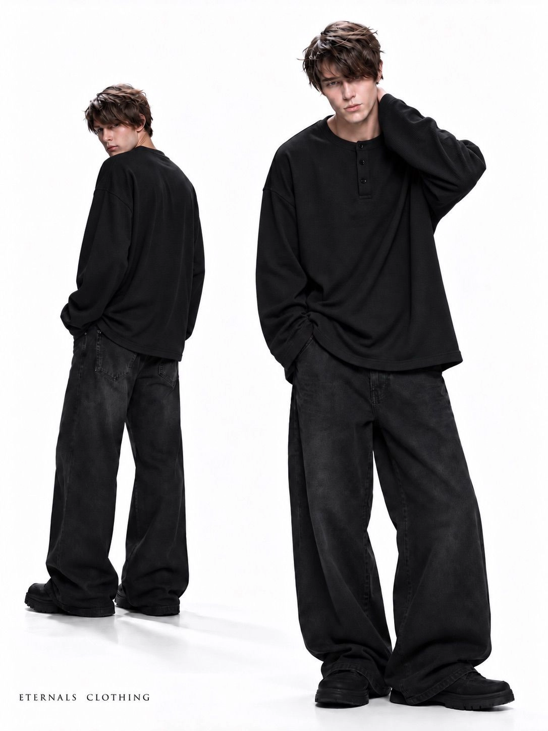 Henley ( Black )