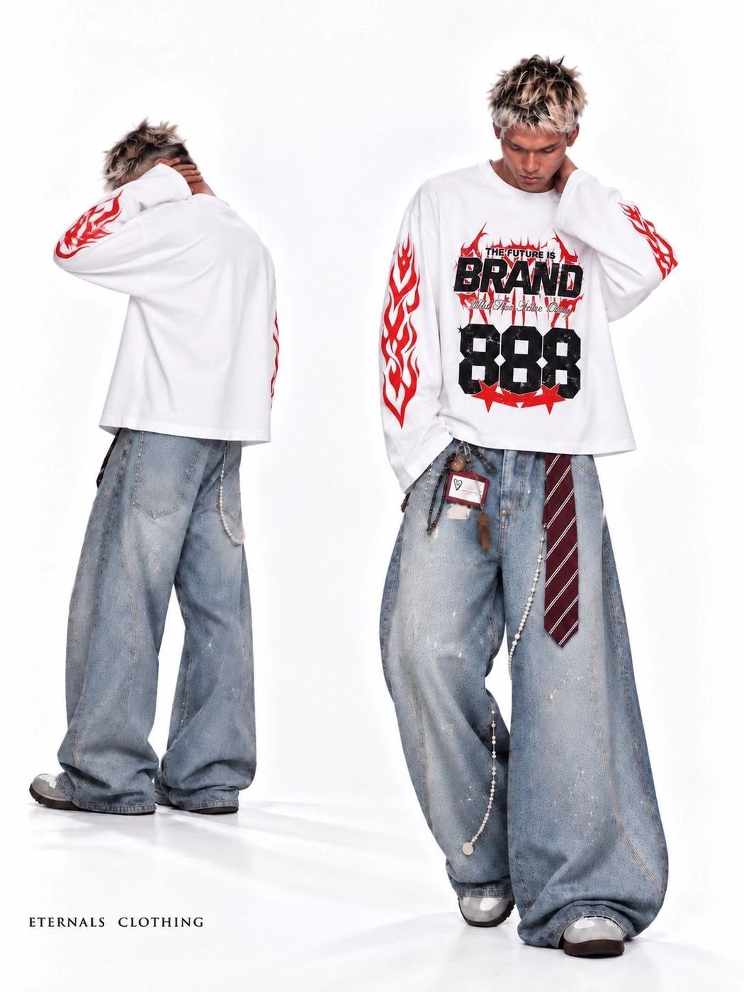 Inferno 888 Long Sleeve ( White )