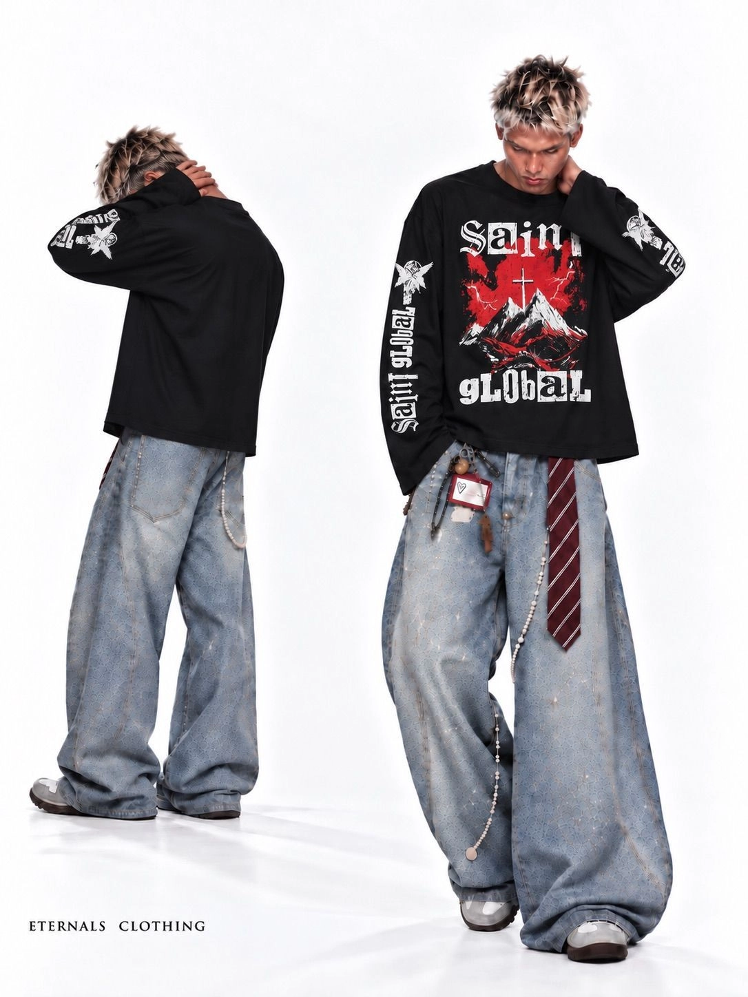 Saint Global Long Sleeve ( Black)