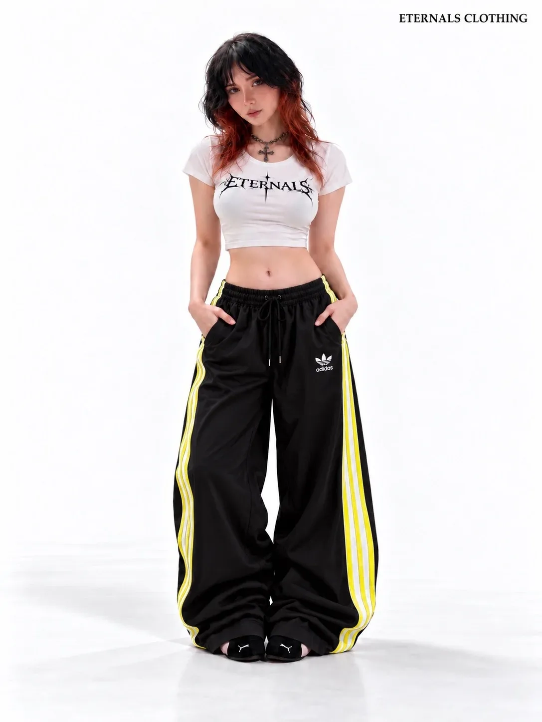 Baggy X Wideleg Zipper Track Pant | Eternals Clothing