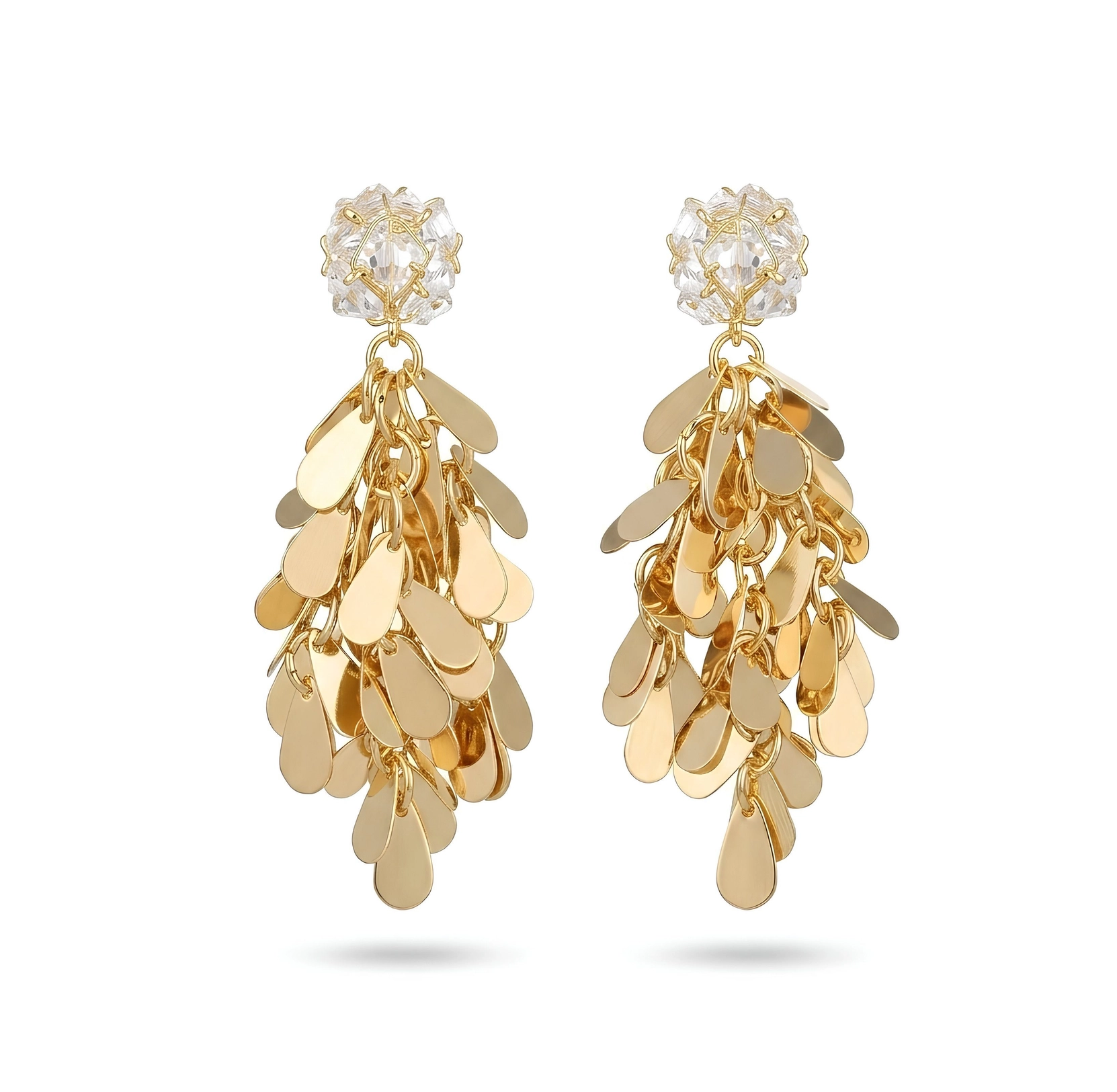 RAIN DROP CHANDELIER EARINGS 1