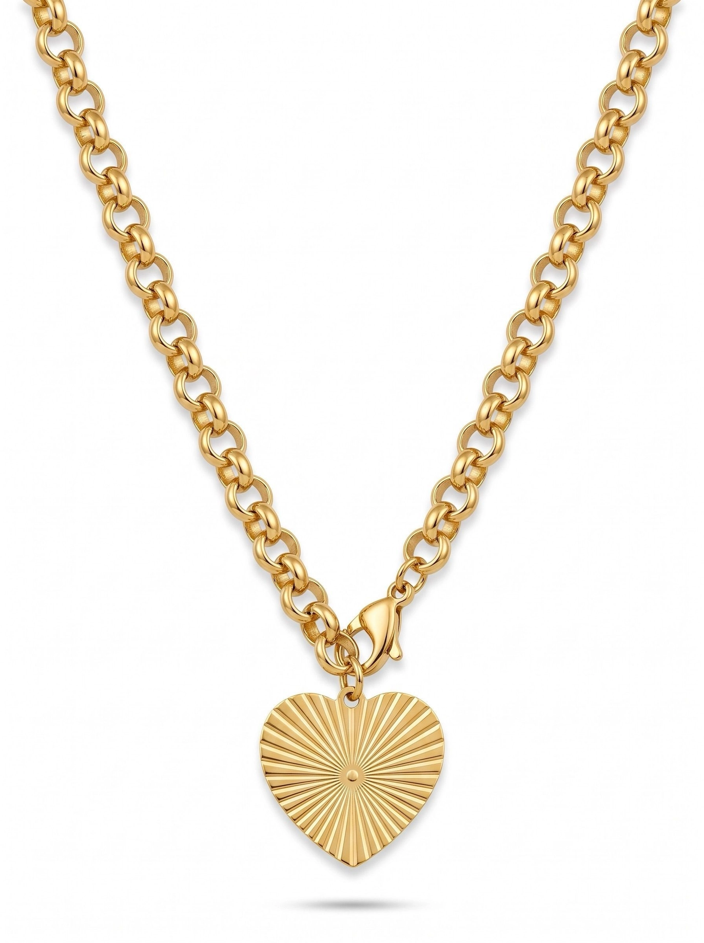 LA SOIE DE L'AMOUR HEART NECKLACE 1
