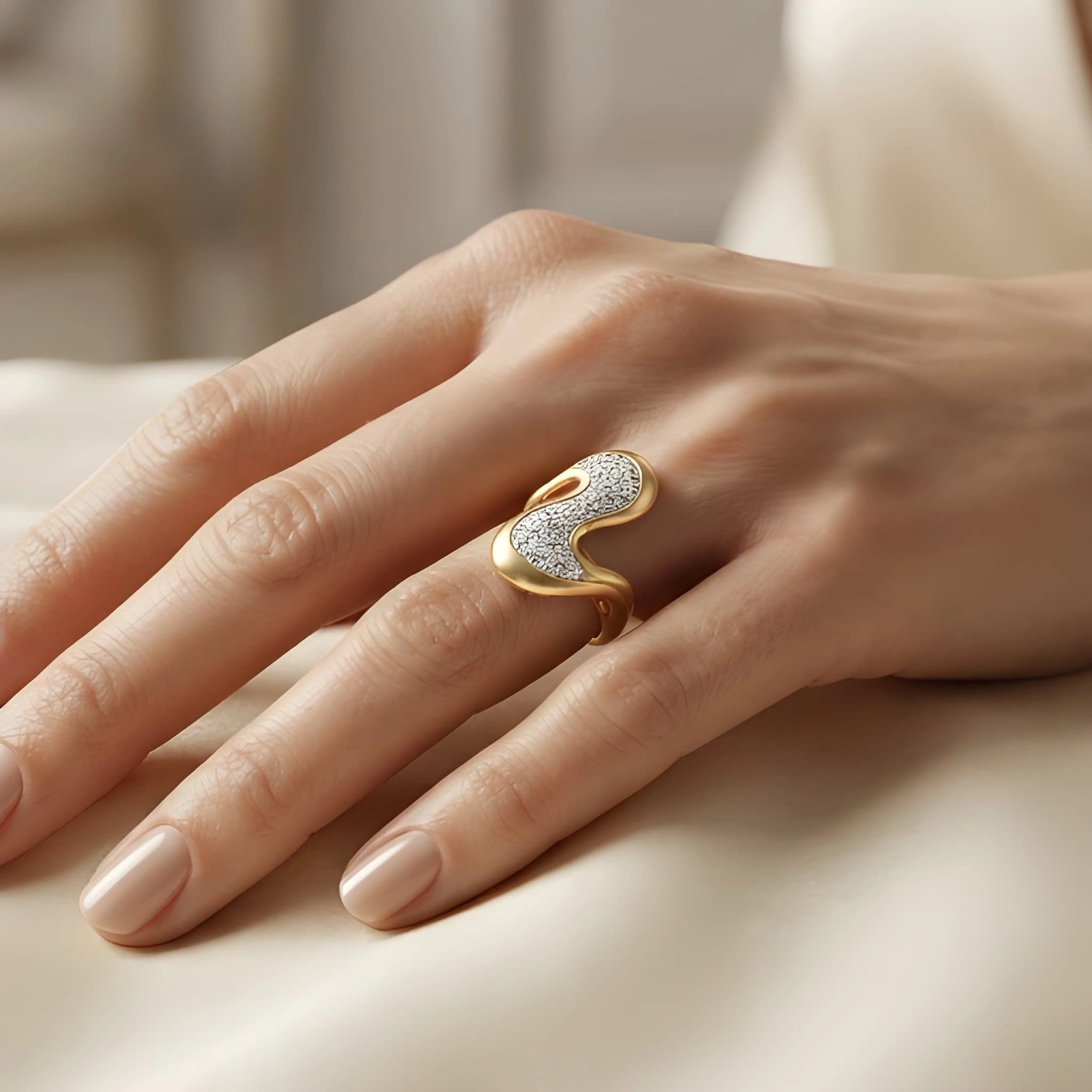 ÉCLAT DORÉ RING -WHITE 2